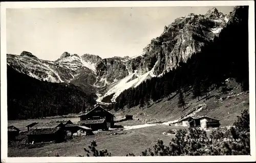 Ak Telfes im Stubai Tirol, Schlickeralpe