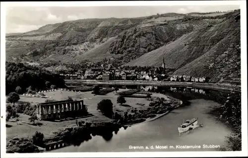 Ak Bremm an der Mosel, Klosterruine Stubben