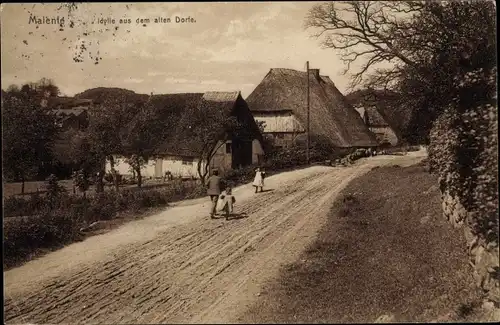 Ak Malente in Ostholstein, Idylle aus dem alten Dorfe