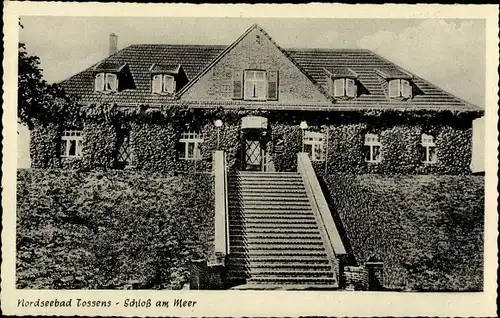 Ak Nordseebad Tossens Butjadingen, Hotel Schloss am Meer