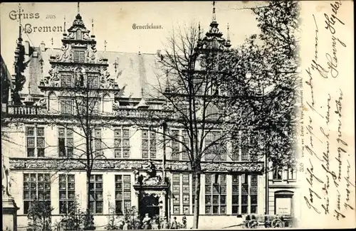 Ak Hansestadt Bremen, Gewerbehaus