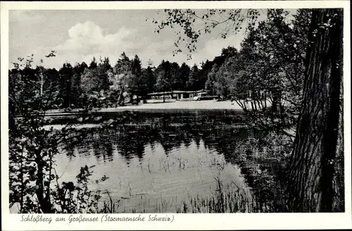 Ak Großensee in Schleswig Holstein, Restaurant Schloßberg