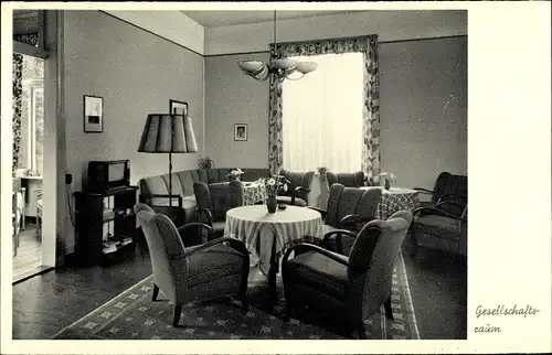 Ak Braunlage im Oberharz, Posterholungsheim Waldhöhe, Innenansicht