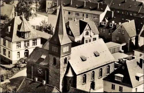 Ak Radevormwald Bergisches Land, Kirche und Pfarramt St. Marien