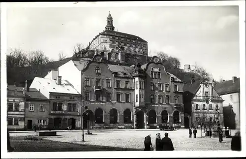 Ak Náchod Region Königgrätz, Namesti