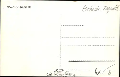 Ak Náchod Region Königgrätz, Namesti