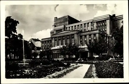 Ak Teplice Teplitz Region Aussig, Divadlo, Theater