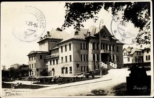 Foto Ak Červený Kostelec Rothkosteletz Reg. Königgrätz, Divadlo, Theater