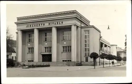 Ak Hronov Hronow Region Königgrätz, Jiraskovo divadlo, Theater