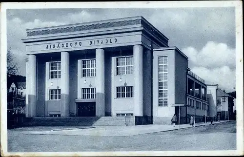 Ak Hronov Hronow Region Königgrätz, Jiraskovo divadlo, Theater
