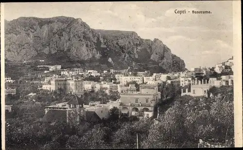 Ak Capri Neapel Campania, Panorama