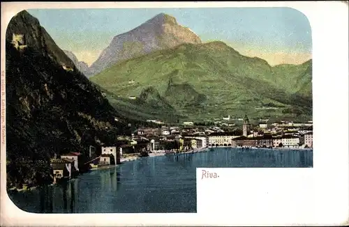 Ak Riva del Garda Trentino, Gesamtansicht