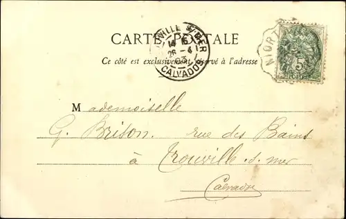 Ak Surgeres Charente Maritime, Vue prise du Sud