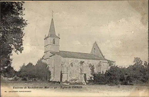 Ak Tiercé Maine et Loire, Eglise