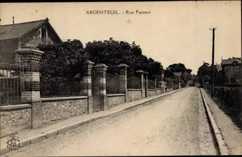 Ak Argenteuil Val d'Oise, Rue Pasteur