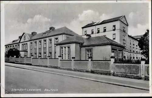 Ak Bautzen in der Oberlausitz, Standort Lazarett