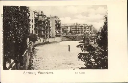 Ak Hamburg Eimsbüttel, Kanal