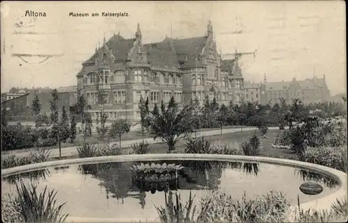 Ak Hamburg Altona, Museum am Kaiserplatz