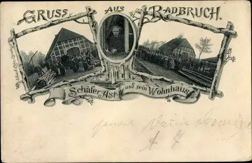 Ak Radbruch in Niedersachsen, Schäfer Ast, Wohnhaus