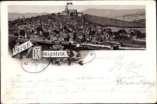 Litho Königstein im Taunus, Panorama