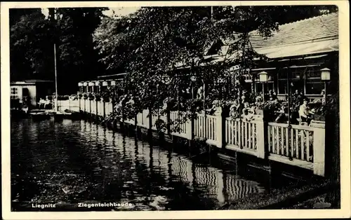 Ak Legnica Liegnitz Schlesien, Ziegenteichbaude