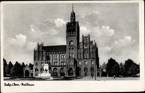 Ak Słupsk Stolp Pommern, Rathaus, Ratusz