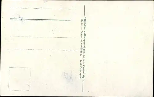 Ak Vysoké Mýto Hohenmaut Reg. Pardubitz, Straßenpartie, Läden, Stadttor