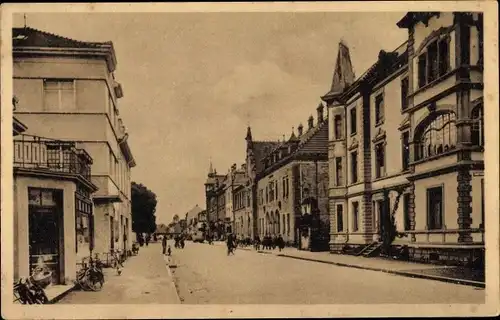 Ak Saint Louis Sankt Ludwig Elsass Haut Rhin, Hüninger Straße