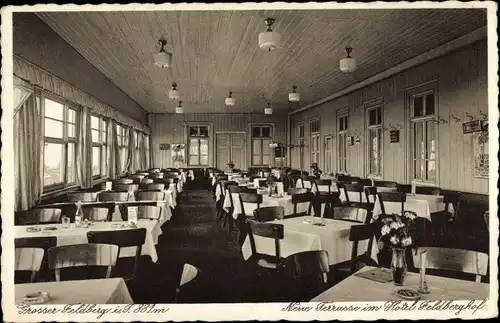 Ak Schmitten im Taunus Hessen, Großer Feldberg, Hotel Feldberghof, Neue Terrasse