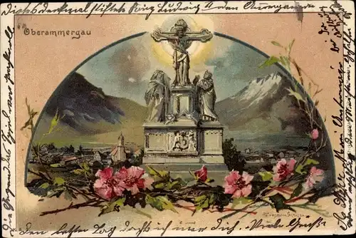 Künstler Litho Guggenberger, Oberammergau in Oberbayern, Jesuskreuz