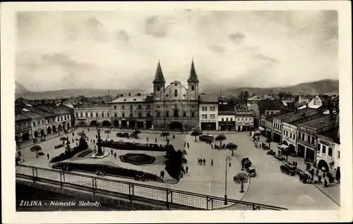 Ak Žilina Sillein Slowakei, Namestie Slobody, Markt