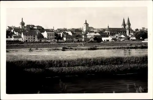 Ak Roudnice nad Labem Raudnitz Elbe Reg. Aussig, Teilansicht vom Ort