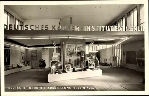 Ak Berlin Charlottenburg, Deutsche Industrieausstellung 1956, Deutsches Kupferinstitut e.V.