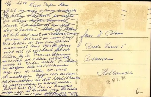 Ak Langres Haute Marne, Hotel de la Poste, Café Paris