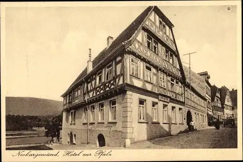 Ak Neckargemünd in Baden Württemberg, Hotel zur Pfalz