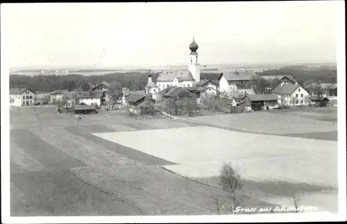 Foto Ak Schonstett in  Oberbayern, Gesamtansicht, Kirche