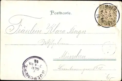 Litho Turnfest, Siegerehrung, Büste Turnvater Jahn