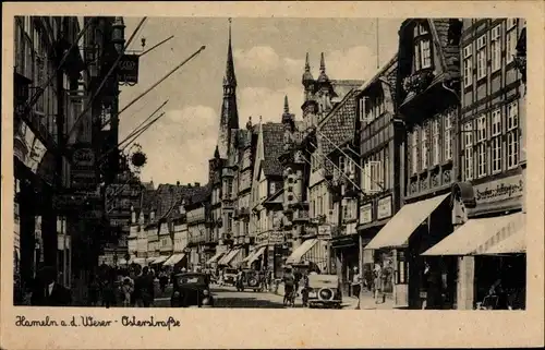 Ak Hameln in Niedersachsen, Osterstraße