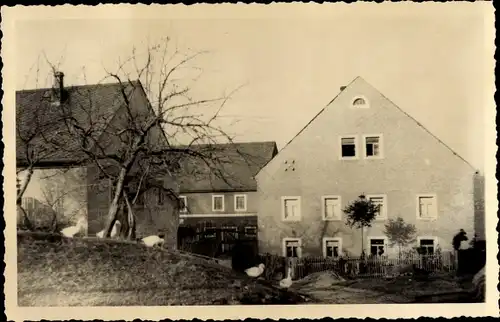 Foto Ak Nossen in Sachsen, Wohnhäuser