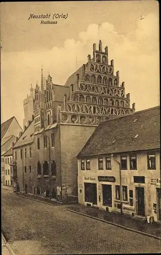 Ak Neustadt an der Orla, Rathaus