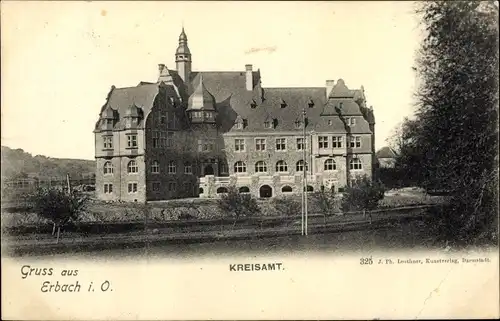Ak Erbach im Odenwald Hessen, Kreisamt
