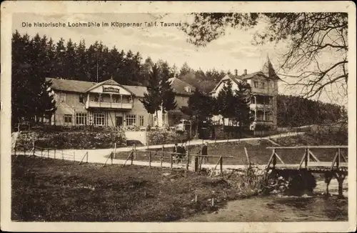 Ak Wehrheim im Taunus Hessen, Historische Lochmühle, Köpperner Tal