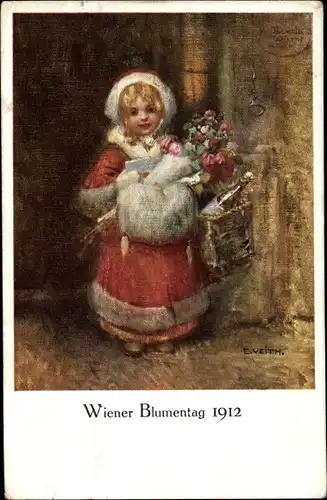 Künstler Ak Veith, E., Wiener Blumentag 1912