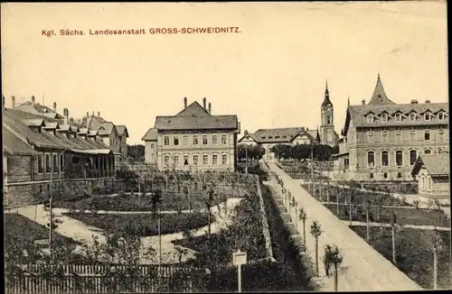 Ak Großschweidnitz in Sachsen, Kgl. Sächs. Landesanstalt
