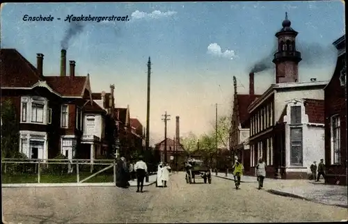 Ak Enschede Overijssel Niederlande, Haaksbergerstraat