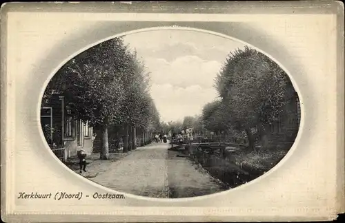 Präge Passepartout Ak Kerkbuurt Marken Waterland Nordholland Niederlande, Oostzaan