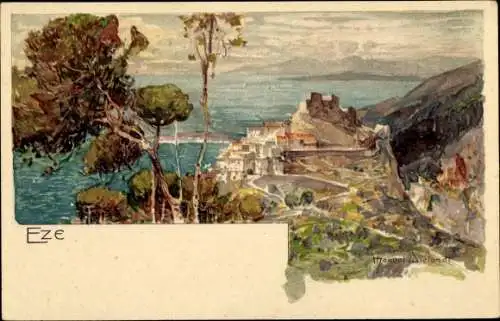 Künstler Litho Wielandt, Manuel, Eze Alpes Maritimes