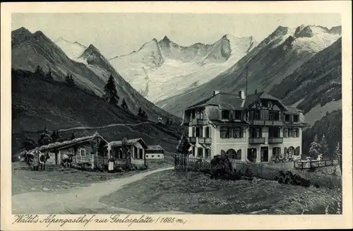 Ak Salzburg, Wattl's Alpengasthof zur Gerlosplatte