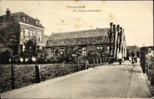 Ak Veenendaal Utrecht Niederlande, Chr. School Boersland