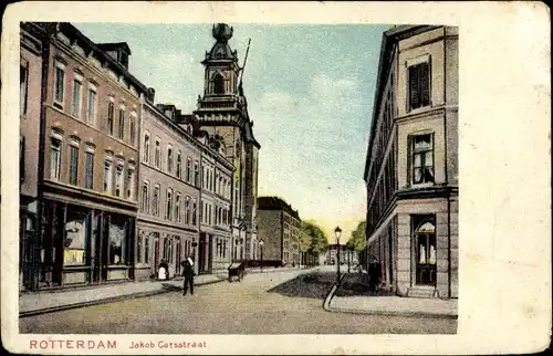 Ak Rotterdam Südholland Niederlande, Jakob Catsstraat